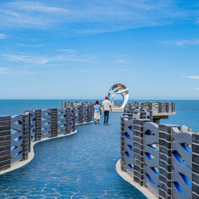 (圖)芝蘭公園海上觀景平台